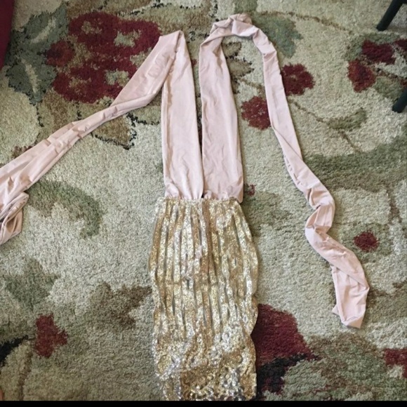 Glitter Mesh Multi-Wrap Dress - Picture 4 of 4